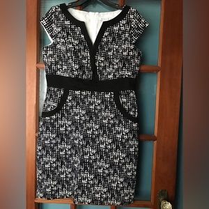 Black and White Ladies Dress